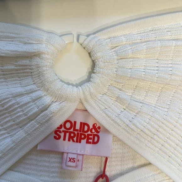 SOLID & STRIPED White Ariana Midi in Marshmellow - Picture 5 of 5